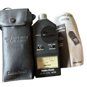Radio Shack Vintage No. 33-2050 Sound Level Meter *Tested*